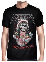 Футболка DreamShirts Studio Yeezus - Канье Уэст Мужская черная L