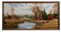 Гобеленовая картина "Осенняя пора" 54х106 см