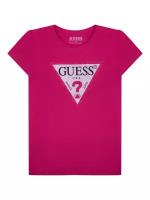 Футболка GUESS, размер 12, фуксия