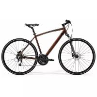 Комфортный велосипед Merida Crossway 40, год 2021, ростовка 20,5, цвет Коричневый-Черный