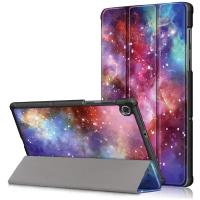 Чехол для планшета Huawei MatePad T10 / T10s, MatePad C5e, Honor Pad X8 / X8 Lite, с красивым рисунком, прочный пластик (Космос)