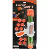 1toy Street Battle игр оружие с мягкими шариками (в компл. 10 шар. 2,8 см), блистер