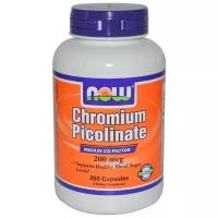 Now Chromium Picolinate 200 мкг 250 капсул