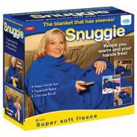 Подарки Синий плед с рукавами Snuggie (180 х 135 см)