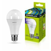 Эл. лампа светодиодная ЛОН LED-А70-30W-E27-6K (30Вт=260Вт 2880Lm E27 6500K 180-240В) Ergolux