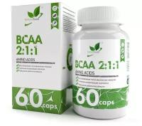 BCAA NaturalSupp BCAA 2:1:1, нейтральный, 60 шт