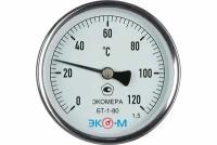 Термометр биметаллический экомера БТ-1-80, 0-120С L=80