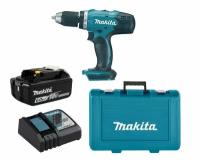 Аккумуляторная дрель-шуруповерт Makita DDF453RG (18V, 1 x 6.0Ah, з/у, Li-Ion)