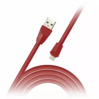 Дата-кабель SmartBuy USB - 8-pin для Apple, плоский, 1 м, красный