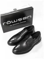 Летние мужские туфли кожаные натуральные Rowshen