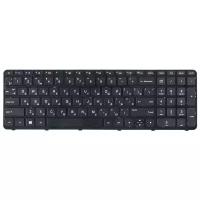 Клавиатура черная с черной рамкой для HP Pavilion 15-n073sr