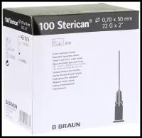 Игла инъекционная B. Braun Sterican 22G (0,7 х 50) упаковка 100шт