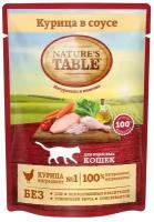 Влажный корм для кошек Nature’s Table™ Курица в соусе, 28 шт по 85г