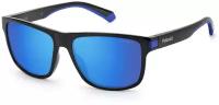 Солнцезащитные очки Polaroid, синий, черный
