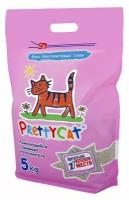 PrettyCat Наполнитель комкующийся для кошачьих туалетов, еuro мix, 5 кг