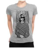 Футболка DreamShirts Studio Курт Кобейн - Nirvana Женская серая XS