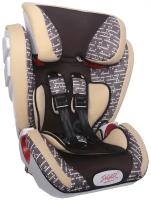 Автокресло группа 1/2/3 (9-36 кг) Siger Индиго Isofix, ромб