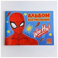 MARVEL Альбом для рисования А4, 40 л., Человек-паук