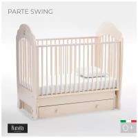 Детская кровать Nuovita Parte swing поперечный (Vaniglia/Ваниль)