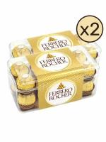 Конфеты шоколадные FERRERO Rocher с лесным орехом 200 г италия 620294 (1)