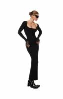 Моделирующее платье с рукавами IRNBY (A24) XS/S Черный
