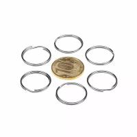 Металлическое кольцо для ключей 20 мм / 1,2 мм / 50 шт