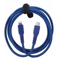 Кабель EnergEA FibraTough USB-C - Lightning MFI Blue 1.5m