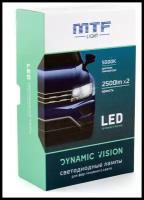 Светодиодные led лампы MTF light Dynamic Vision H1 5500K (без CAN-BUS обманки) (влагозащита IP20 Не для туманок) 2 шт