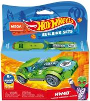 Конструктор Mega Construx Hot Wheels GVM28 Машинка гоночная, 90 дет