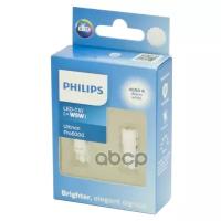 W5w Лампа Led White 6000K Cu60 12V Philips арт. 11961CU60X2