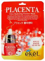 Ekel Тканевая маска для лица с экстрактом плаценты Placenta Ultra Hydrating Essence Mask 25гр Упаковка 10 шт