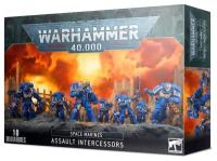 Набор миниатюр для настольной игры Warhammer 40000 - Space Marines Assault Intercessors