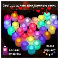 Свечи электрические / Свечи светодиодные / Свечи LED / светильник декоративный / Набор свечей