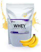 Протеин Whey Protein от Ferrum Nutrition/ Сывороточный протеин / Протеиновый коктейль для похудения / вкус: банан. 900 грамм, 30 порций