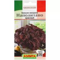 Семена Базилик Наполитано красный, овощной (Аэлита) 0,1г Сделано в Италии