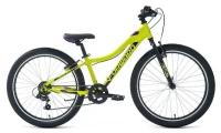 Велосипед 24" Forward Twister 1.0, 2022, цвет зеленый/фиолетовый, размер 12"
