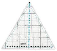 Линейка для пэчворка 20 см х 23 см в пакете "треугольник 60°", пластик, 1 шт. в заказе