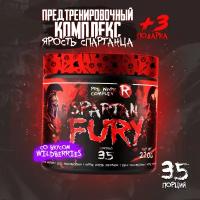 Предтренировочный комплекс Reckful SPARTAN Fury 35 порций, 210 г. (Лесные ягоды)