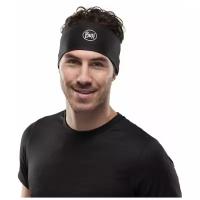 Повязка на голову спортивная Buff Headband CoolNet Solid Black