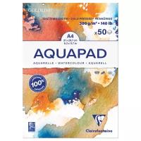 Альбом для акварели Clairefontaine Goldline Aqua 29.7 х 21 см (A4), 300 г/м², 50 л. белый