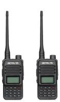 Рации Retevis RT85 без лицензии, VHF 136-174MHz / UHF 400-480MHz, 200 каналов, hands free, шумоподавление, 4000 м. Компл