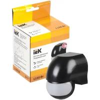 Датчик движения "IEK" ДД 010, 1100Вт, 12м, 180°, IP44, чёрный LDD10-010-1100-002