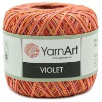 Пряжа YarnArt 'Violet Melange' 50гр 282м (100% мерсеризированный хлопок) (507 меланж) 6 шт