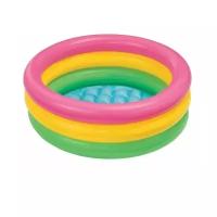 Детский надувной бассейн Радуга Intex Sunset Glow Baby Pool (58924)