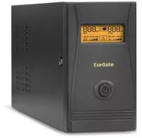 ИБП ExeGate Power Smart ULB-850. LCD. AVR. EURO. RJ. USB 850VA/480W, Black