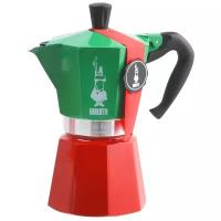 Гейзерная кофеварка Bialetti Moka Express Italia collection 0005323/NP, 270 мл