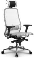 Компьютерное кресло Метта Samurai S-3.04 для руководителя, обивка: текстиль, цвет: серый