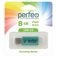 USB флешка Perfeo 8GB E01 Green ES