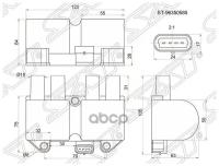 ST96350585 SAT Катушка зажигания CHEVROLET LANOS 05-/DAEWOO LANOS/NUBIRA 97- A15SMS