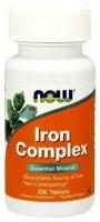 NOW Iron Complex 100 tabs